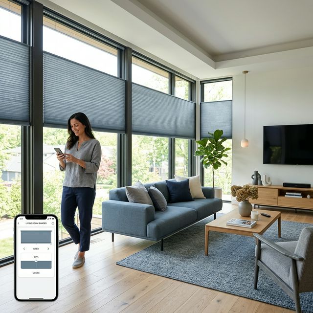 Smart Living Starts with a Tap – Discover the Charm of SmartView Motorized Shades