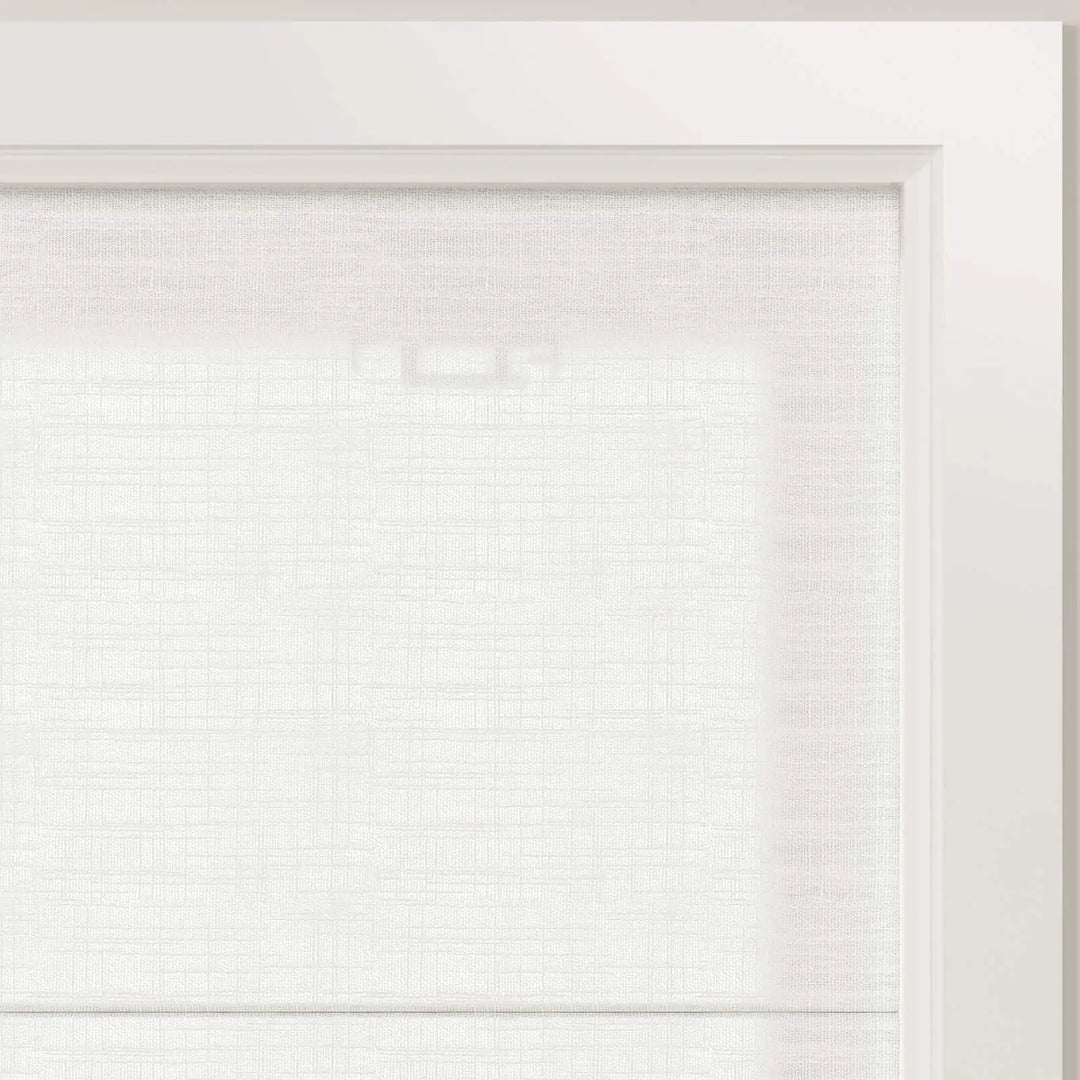 SmartView Custom Flat Fold Roman Shade Cordless