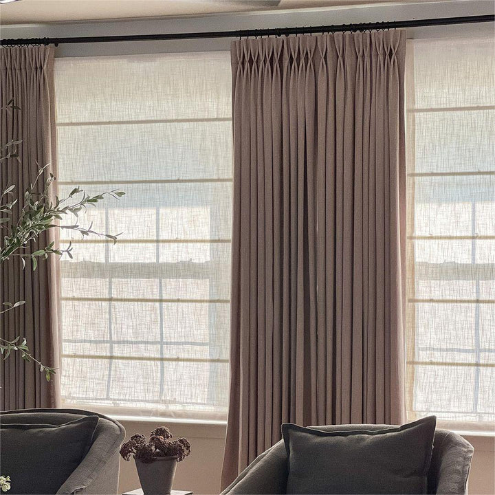 SmartWings Motorized Roman Shades 100% Blackout