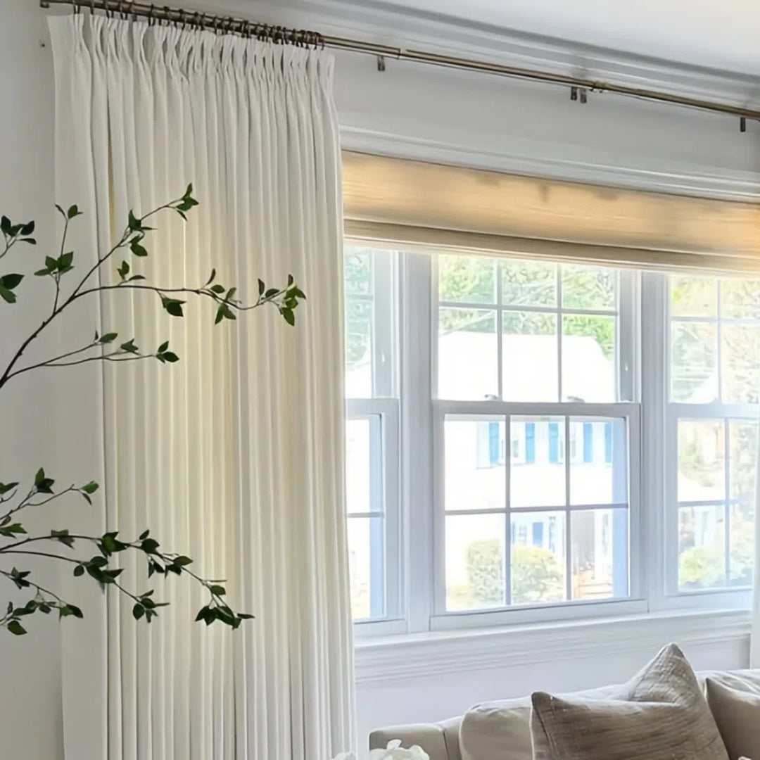 SmartView Linen Drape Pleated