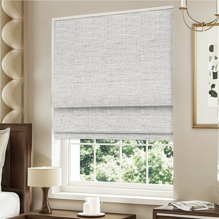 SmartView Custom Flat Fold Roman Shade Cordless
