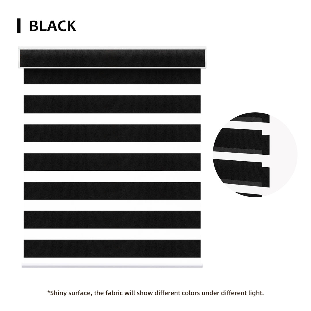 SmartView Zebra Shades 90% Blackout 75mm Astrid
