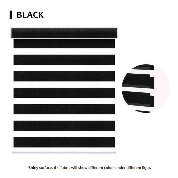 SmartView Zebra Shades 90% Blackout 75mm Astrid