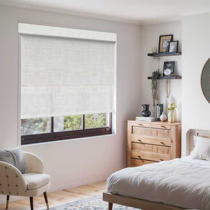 SmartView Roller Shades 100% Blackout Linen