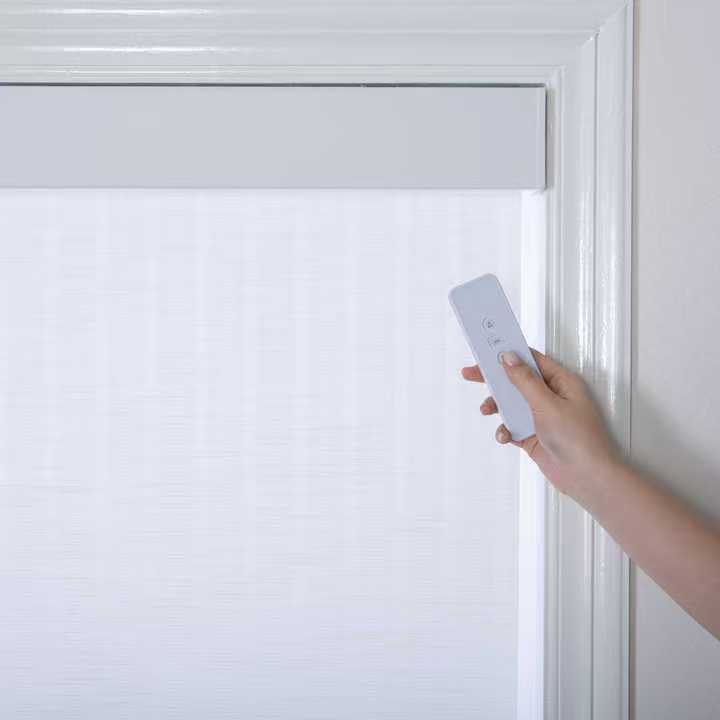 SmartView Motorized Roller Shades 100% Blackout Vinyl