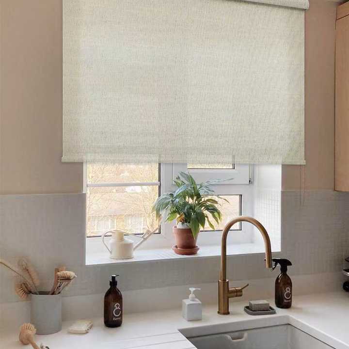 SmartView Roller Shades 100% Blackout Linen