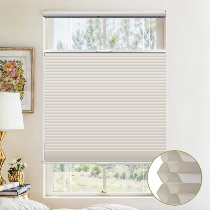 SmartView Light Filtering Top Down Levitate Double - Cell Cellular Shades