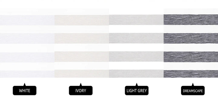 SmartView Motorized Zebra Shades 60% Blackout Translucent 75mm Eloise