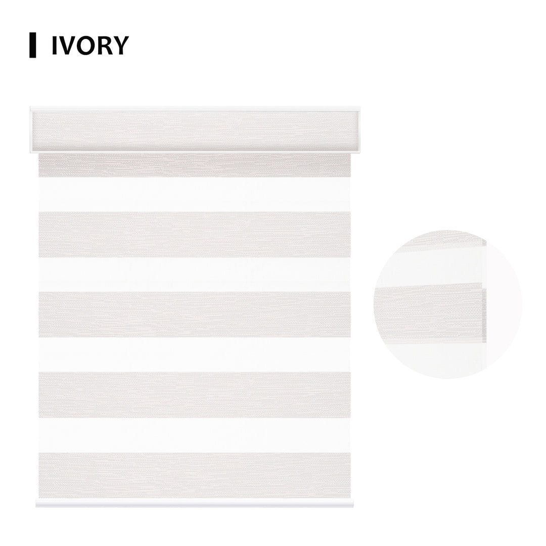 SmartView Zebra Shades 60% Blackout Translucent 75mm Eloise