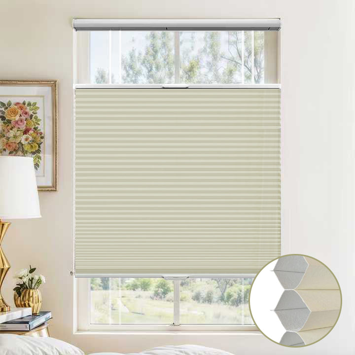 SmartView Light Filtering Top Down Levitate Single - Cell Cellular Shades