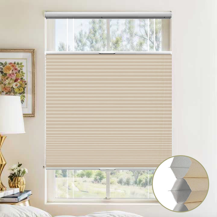 SmartView Light Filtering Top Down Levitate Single - Cell Cellular Shades