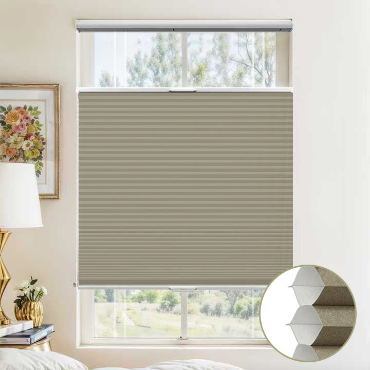 SmartView Light Filtering Top Down Levitate Single - Cell Cellular Shades