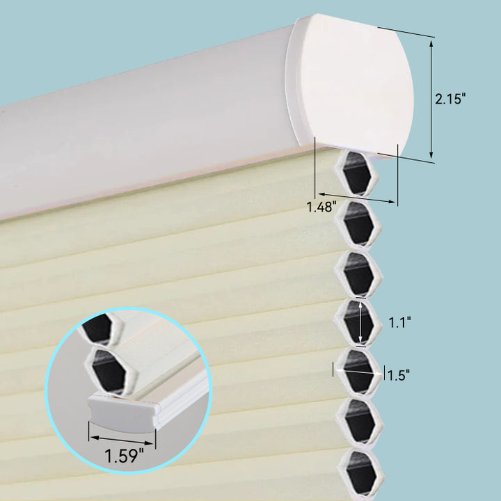 SmartView Motorized Blackout Concentric - Cell Cellular Shades