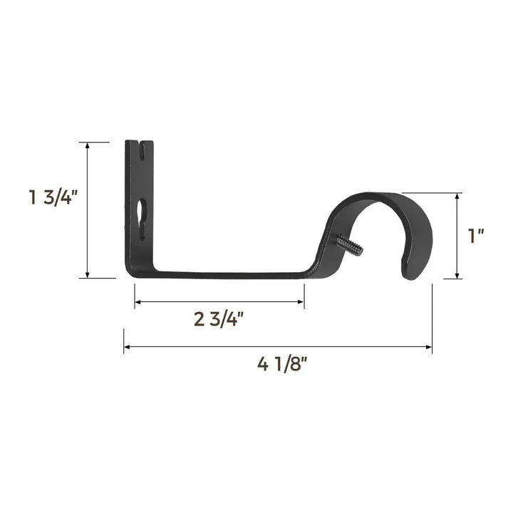 Smartview Adjustable Curtain Rod with Rings