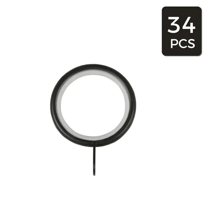 Smartview Adjustable Curtain Rod with Rings