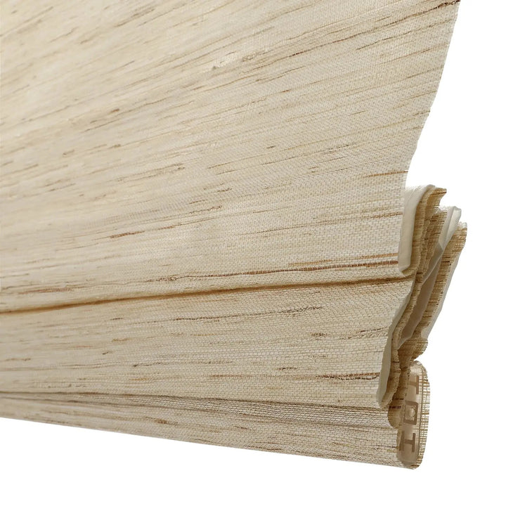 SmartView Cordless Natural Ramie Bamboo Woven Shade - Cashew