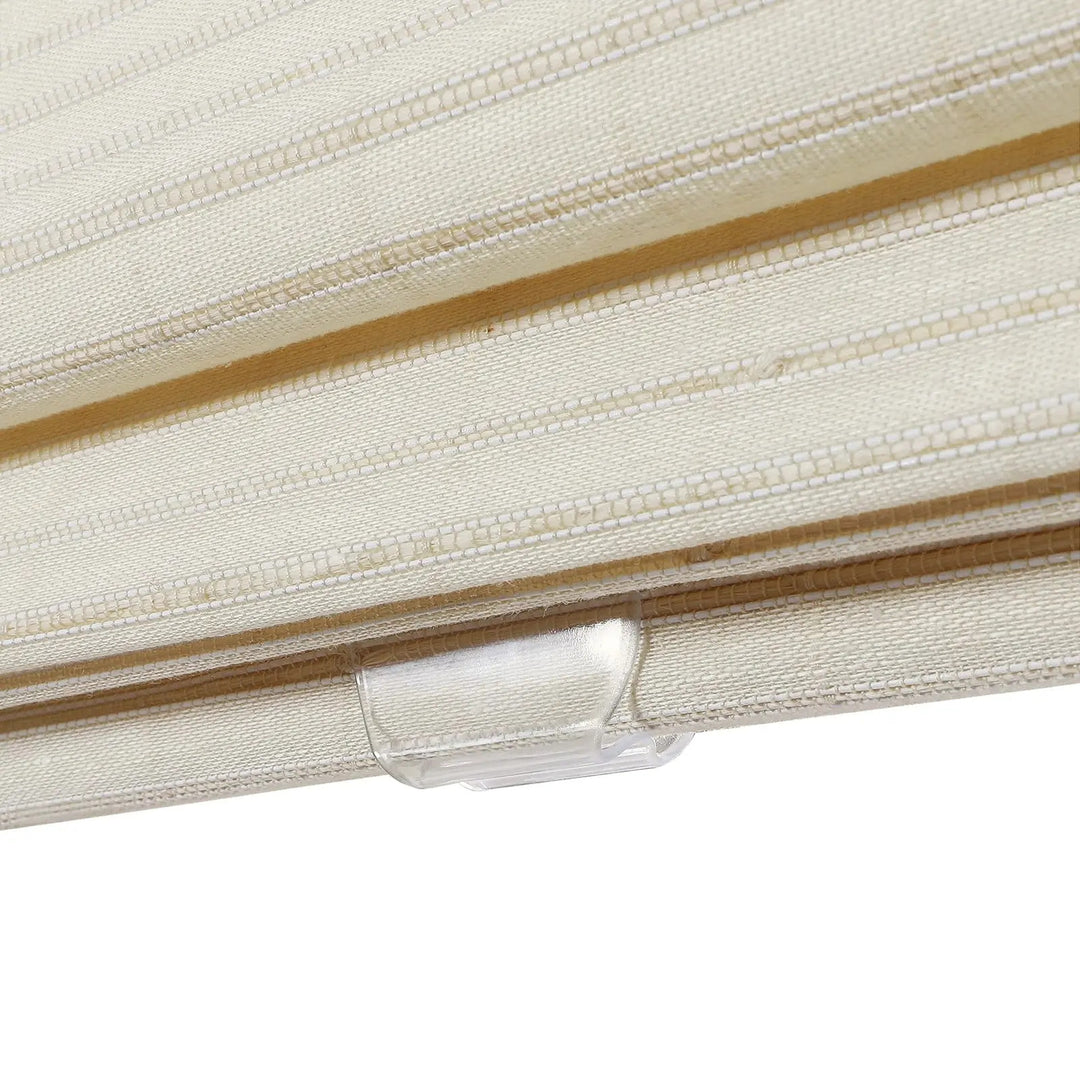 SmartView Cordless Natural Flax Bamboo Woven Shade - Sandstone