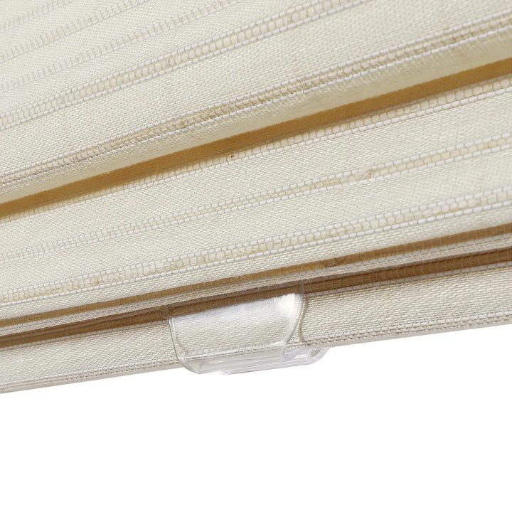 SmartView Cordless Natural Flax Bamboo Woven Shade - Sandstone