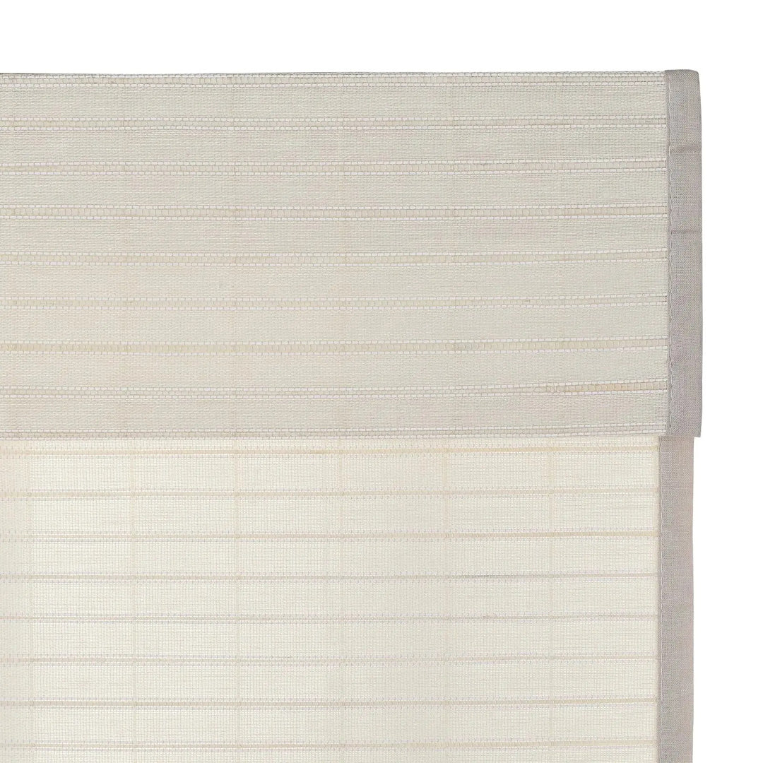 SmartView Cordless Natural Flax Bamboo Woven Shade - Sandstone