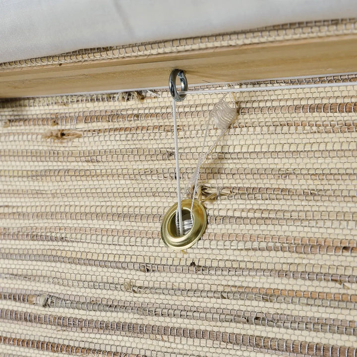 SmartView Cordless Natural Ramie Bamboo Woven Shade - Beige Brown
