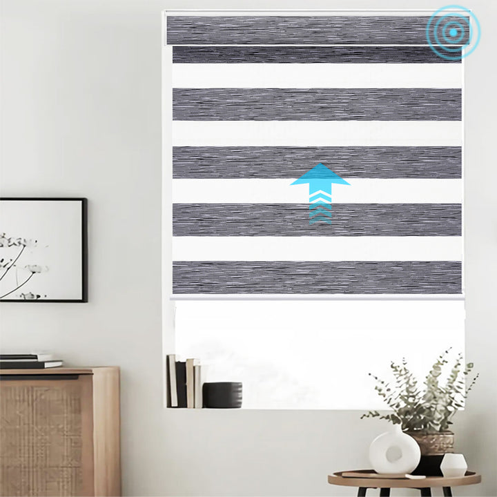 SmartView Zebra Shades 60% Blackout Translucent 75mm Eloise