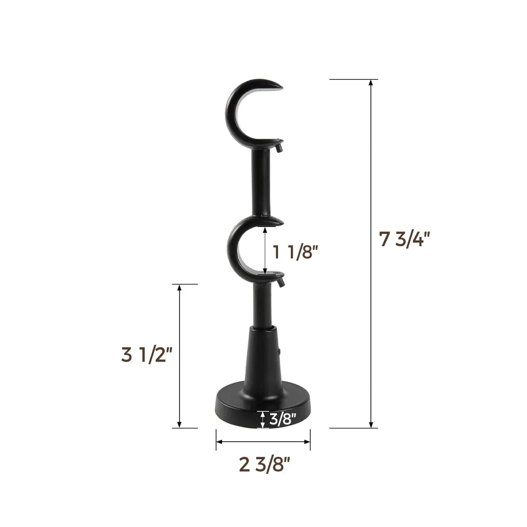 Smartview Double Window Curtain Rod