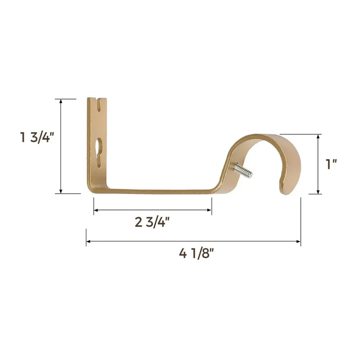 Smartview Adjustable Curtain Rod with Rings