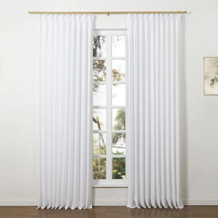 Smartview Adjustable Curtain Rod with Rings
