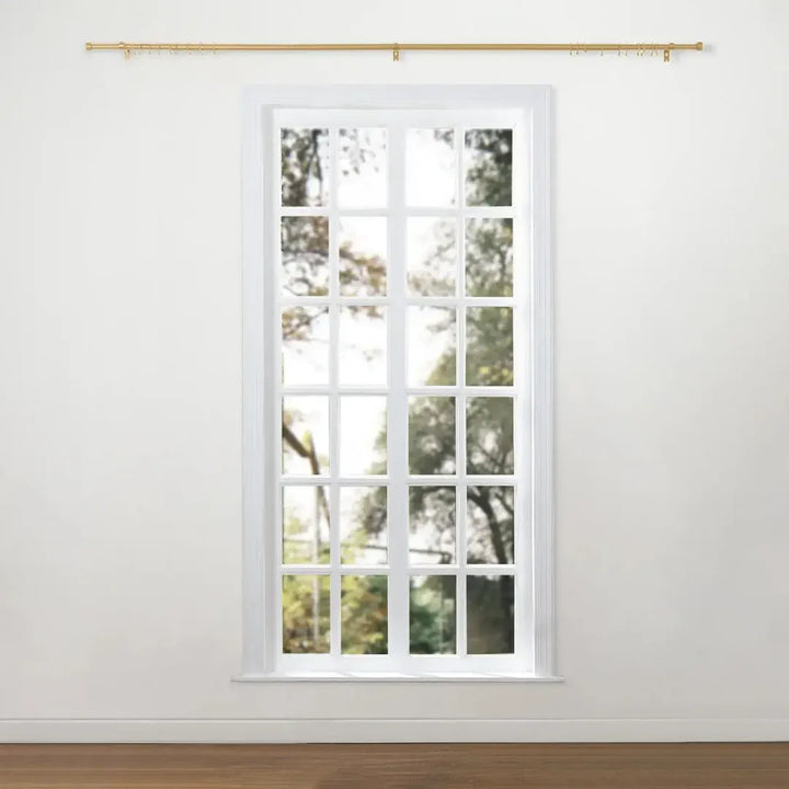 Smartview Adjustable Curtain Rod with Rings