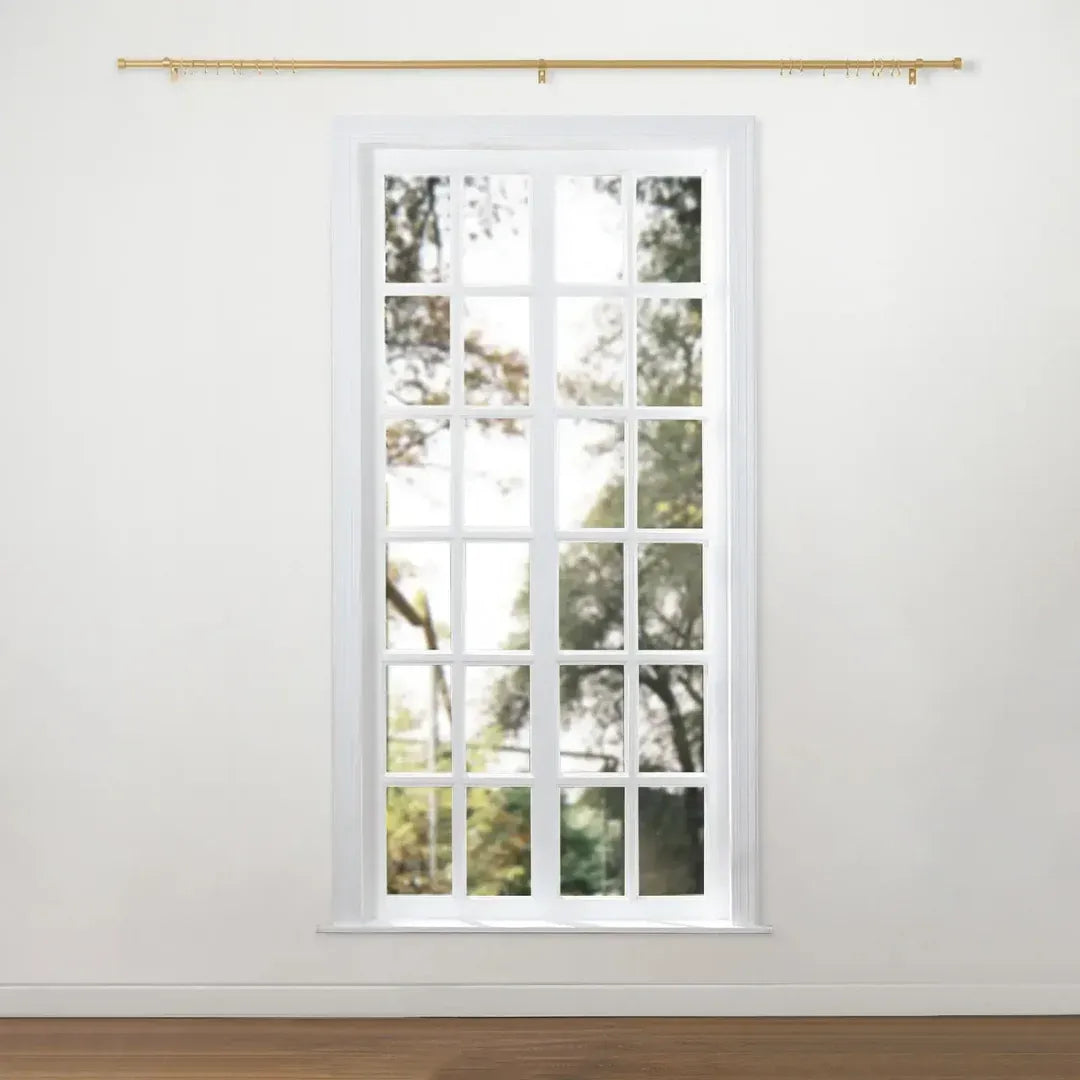 Smartview Adjustable Curtain Rod with Rings