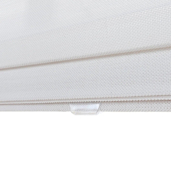 SmartView Cordless Natural Woven Bamboo Shade - Mist White