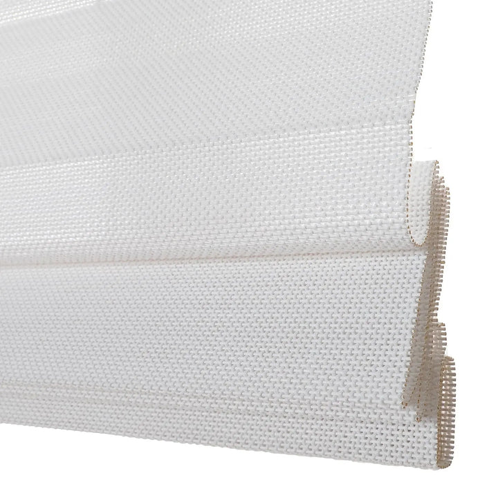 SmartView Cordless Natural Woven Bamboo Shade - Mist White