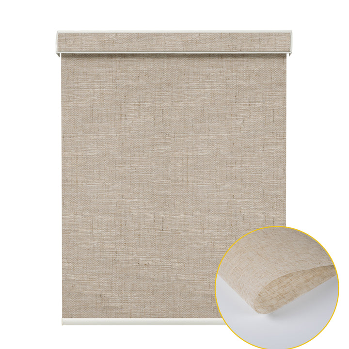 SmartView  Motorized Roller Shades 50% Blackout Linen