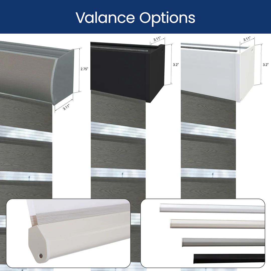 Zebra Shades 60% Blackout Translucent 75mm Eloise SmartView