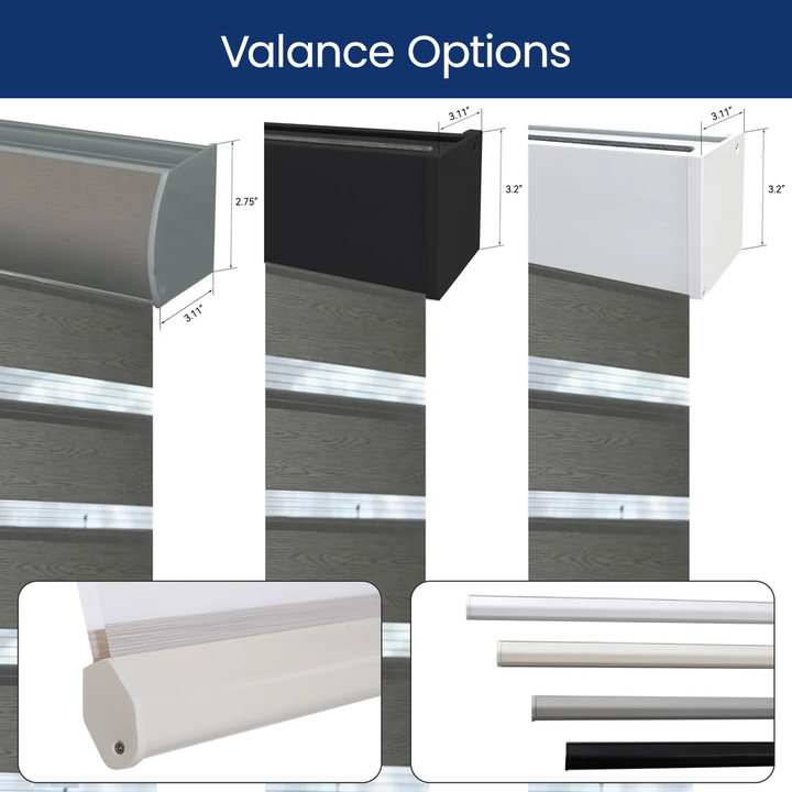 Zebra Shades 60% Blackout Translucent 75mm Eloise SmartView