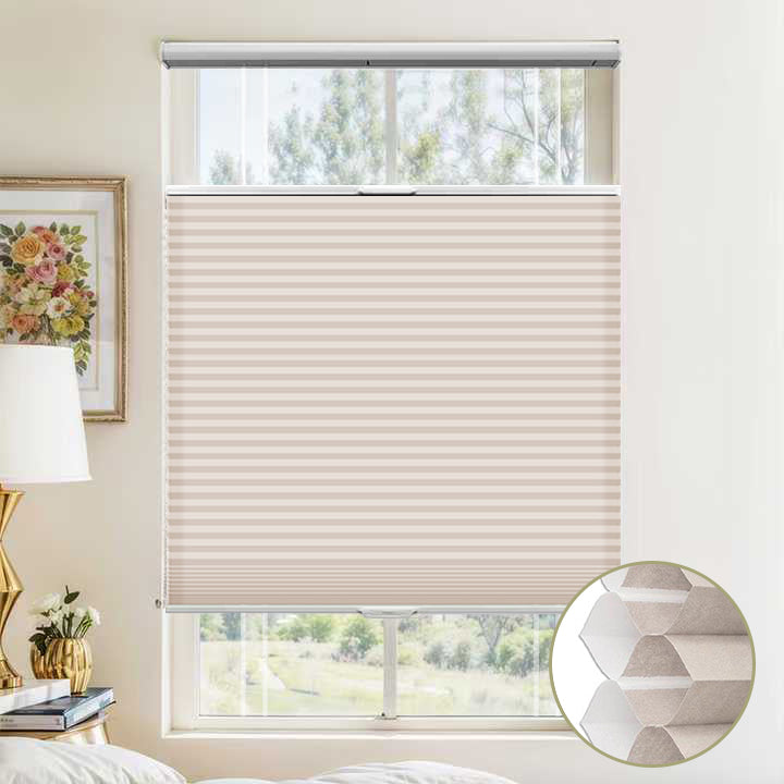 SmartView Light Filtering Top Down Levitate Double - Cell Cellular Shades