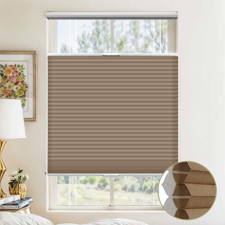 SmartView Light Filtering Top Down Levitate Double - Cell Cellular Shades
