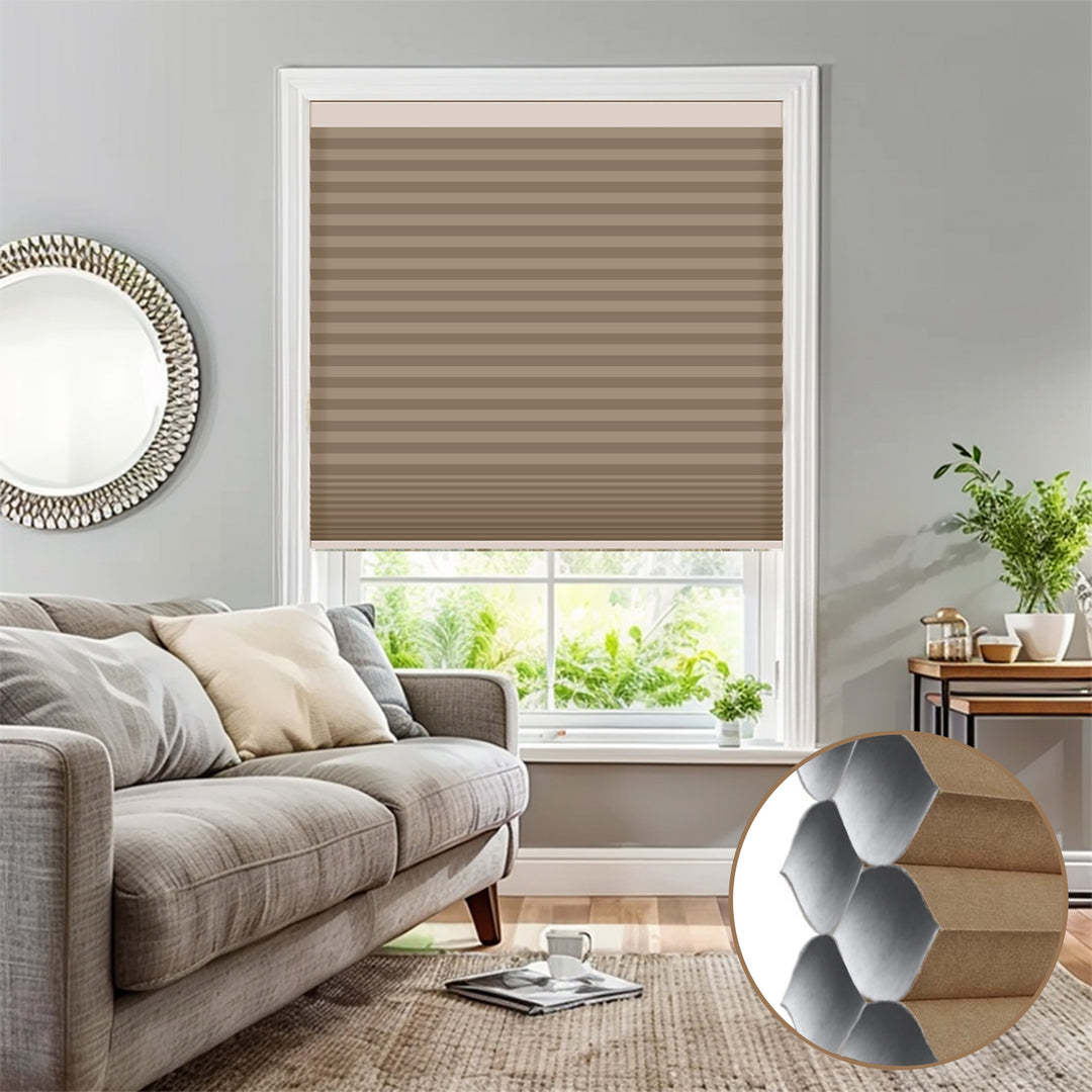 SmartView Motorized Blackout Double - Cell Cellular Shades