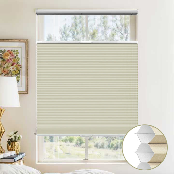 SmartView Light Filtering Top Down Levitate Single - Cell Cellular Shades