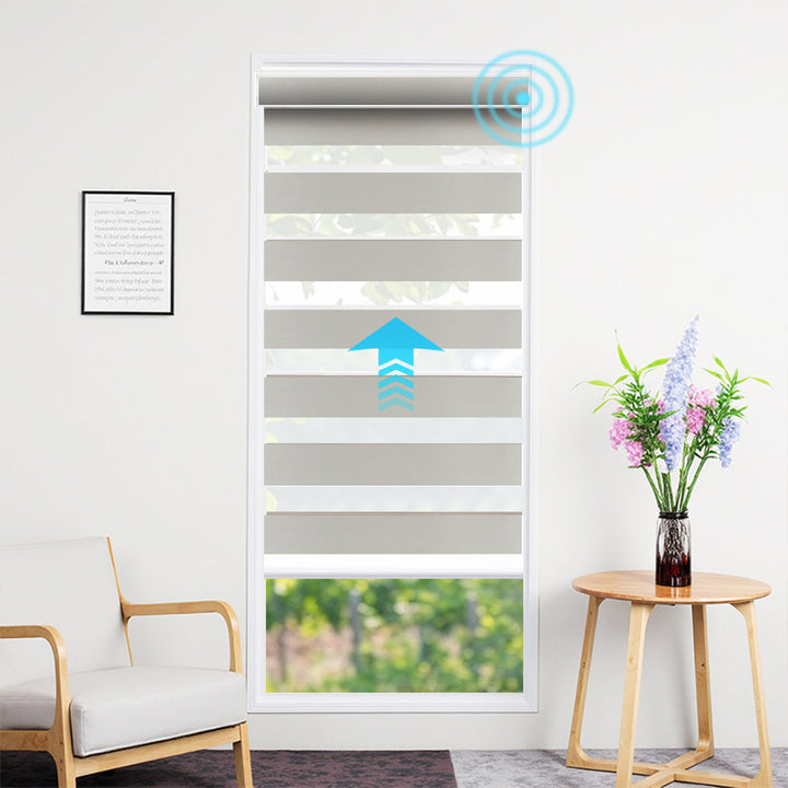 SmartView Zebra Shades 90% Blackout 75mm Astrid