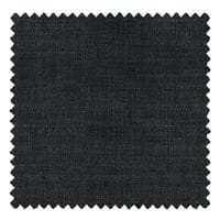 Black fabric swatch on a white background