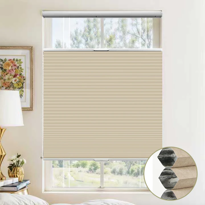 Blackout Top Down Levitate Single - Cell Cellular Shades SmartView