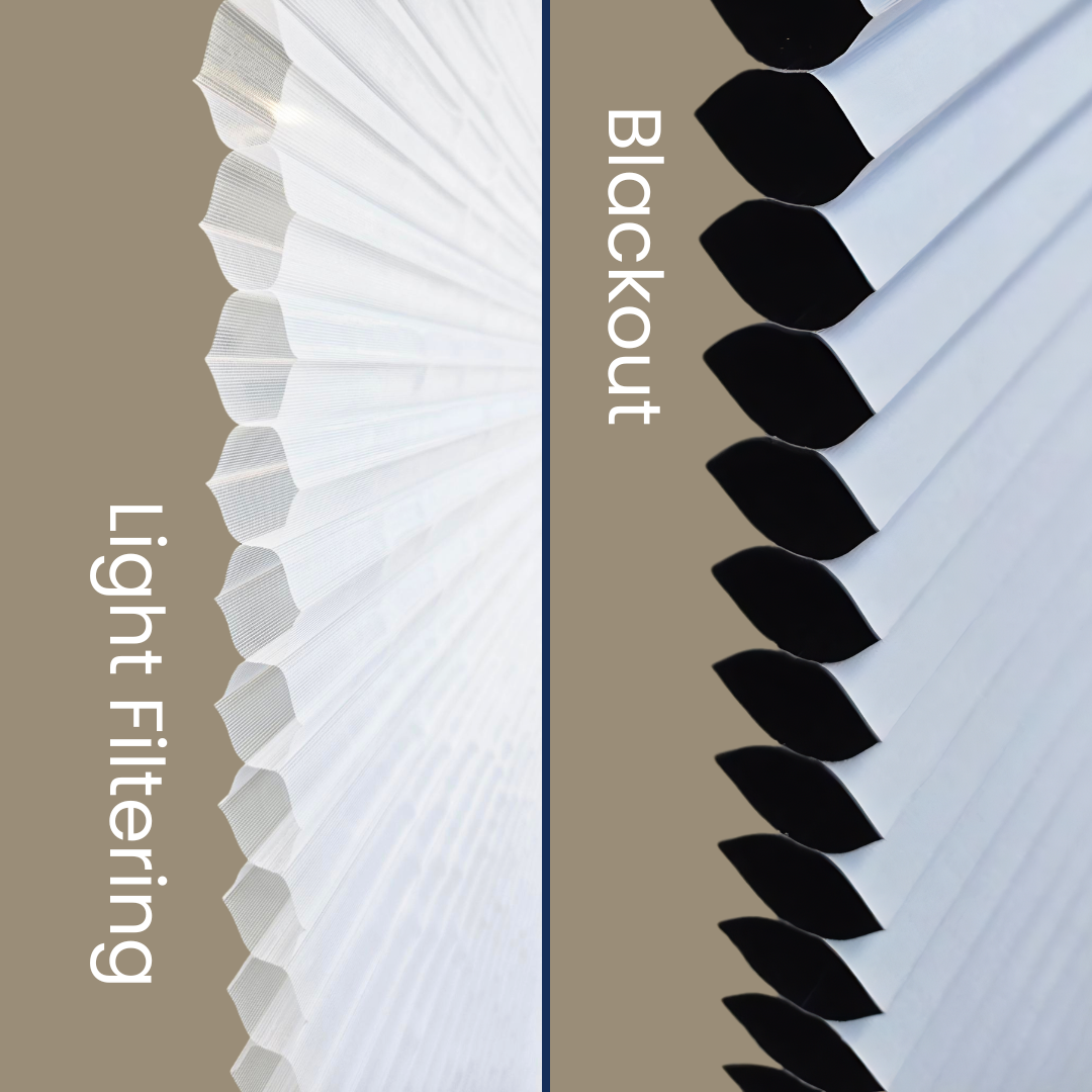 Blackout Top Down Levitate Single - Cell Cellular Shades SmartView