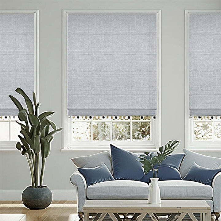SmartView Custom Flat Fold Roman Shade Cordless