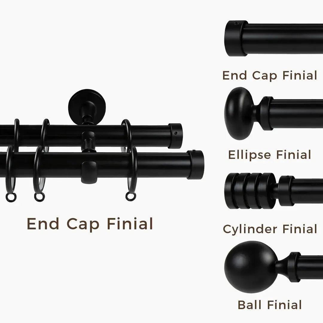 Smartview Double Window Curtain Rod