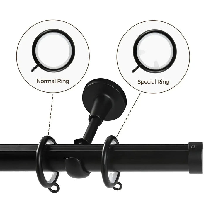 Smartview Single Window Curtain Rod