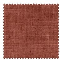 Textured fabric swatch in a rust color on a white background