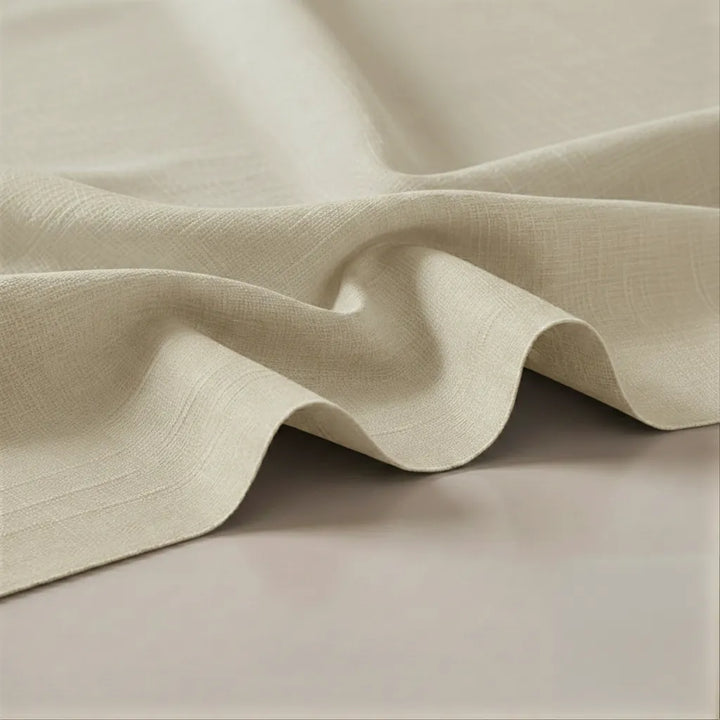 Beige fabric with a textured surface on a matching background