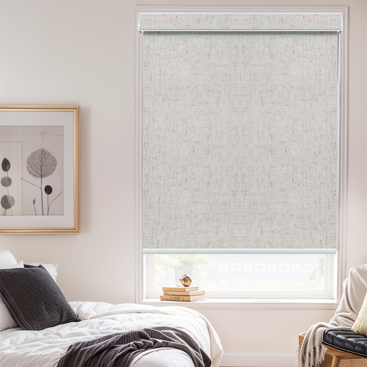 SmartView  Motorized Roller Shades 50% Blackout Linen