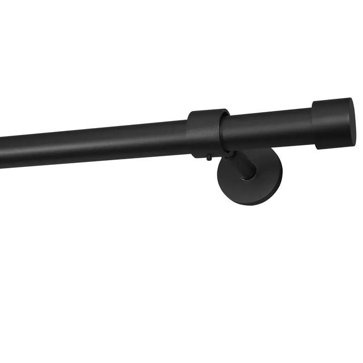 Smartview Window Curtain Rod with Wall Brackets